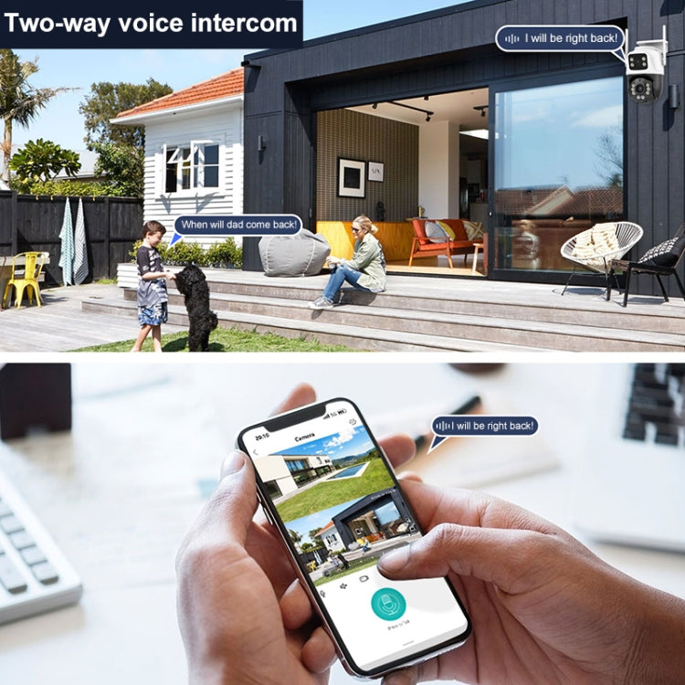 QX101 6MP WiFi Dual Camera Supports Two-way Voice Intercom & Infrared Night Vision, QX101 QX101 6MP WiFi Dual Camera Supports Two-way Voice Intercom & Infrared Night Vision, QX101